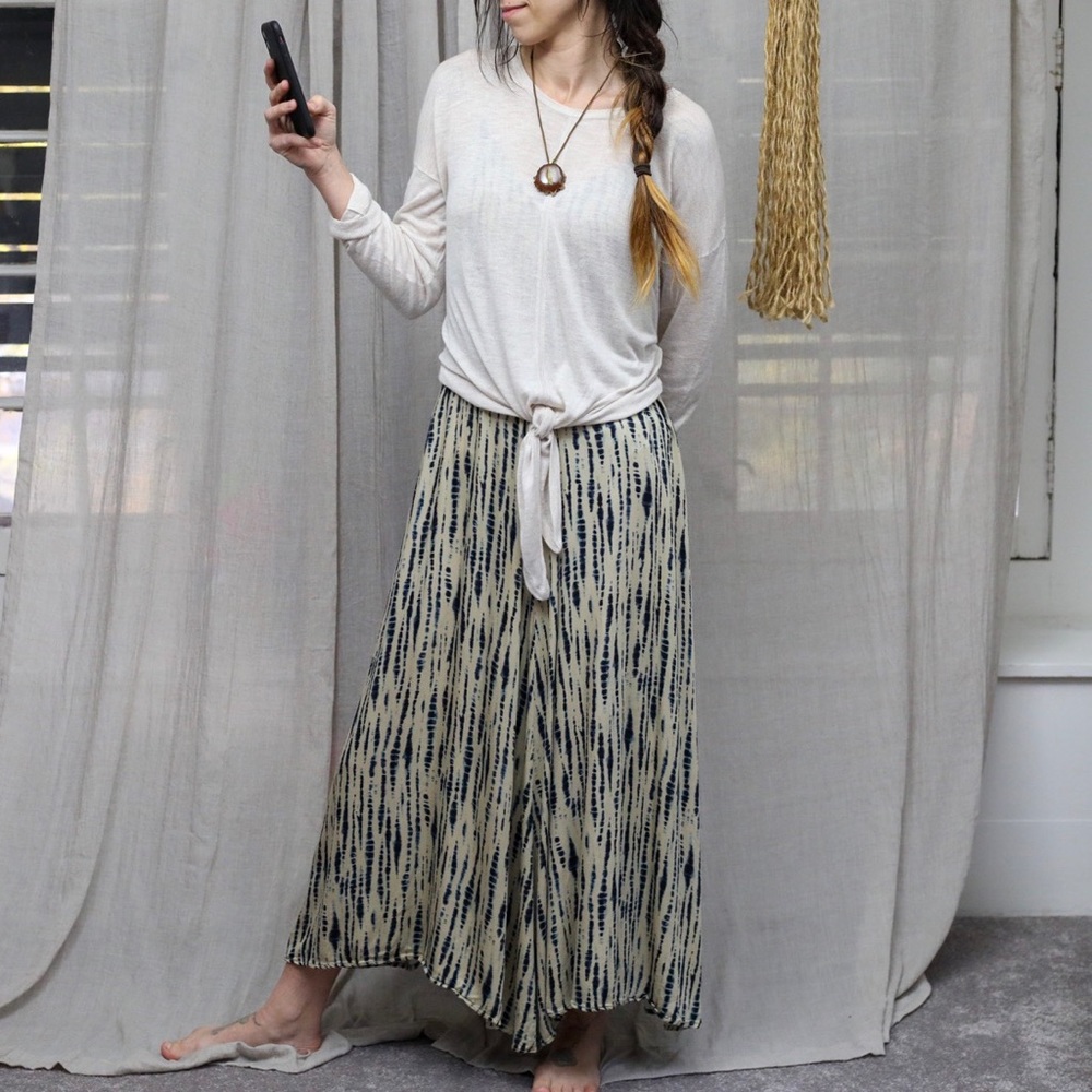 Zara Tie Dye Satin Slip Dress